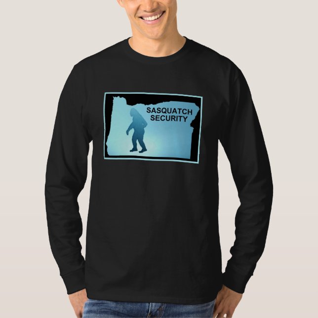 T-shirt Sasquatch Security - Oregon (Devant)