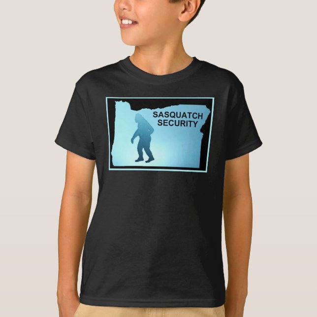 T-shirt Sasquatch Security - Oregon (Devant)