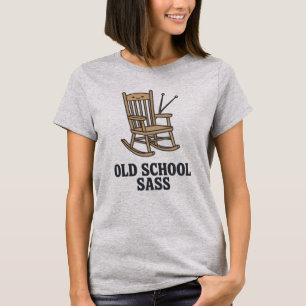 T-shirt Sass de l'ancienne école Citation drôle de grand