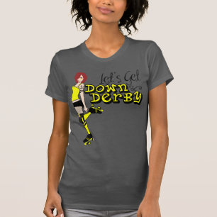 T-shirt Sass E. Yellow Down & Derby