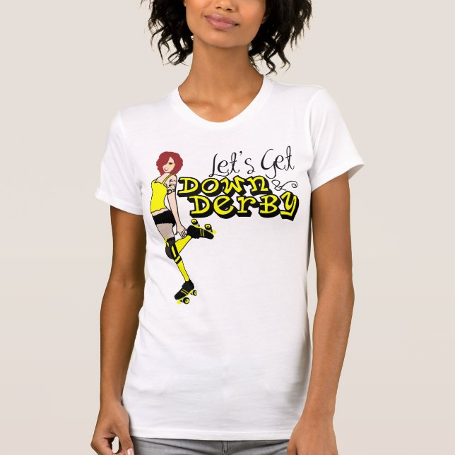 T-shirt Sass E. Yellow Down & Derby (Devant)
