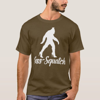 T-shirt Sass Squatch blanc