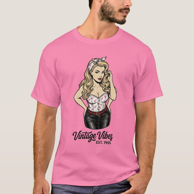 T-shirt Sass vintage, sans excuses (Devant)