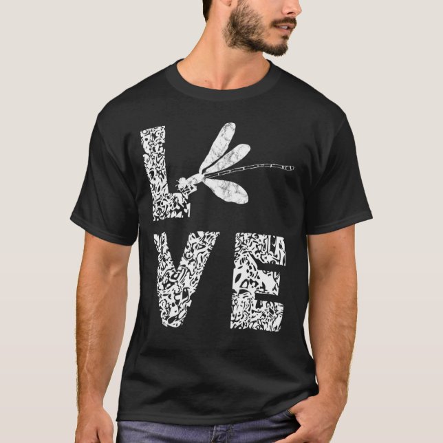 T-shirt Sassenach libellules Insectes Love Bugs Entomologi (Devant)