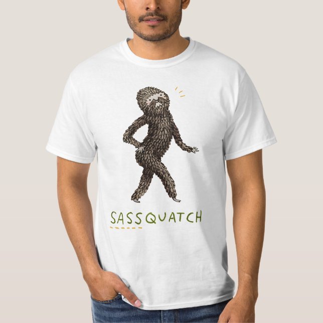 T-shirt " Sassquatch - Sassy Bigfoot" (Devant)