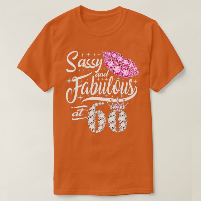 T-shirt Sassy Et Fabuleux À 60 Ans 60e Anniversaire C (Design devant)