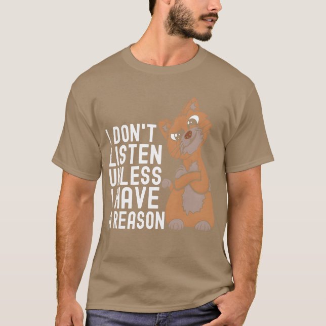 T-shirt Sassy Ginger Chat Funny Chat propriétaire ami (Devant)