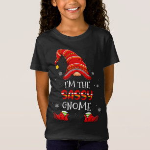 T-Shirt Sassy Gnome Christmas Pajama Matching Family