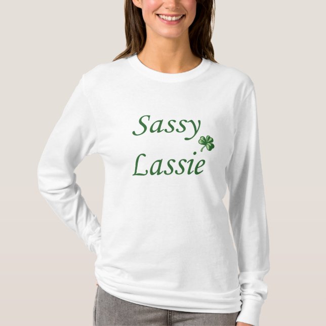 T-shirt Sassy Lassie (Devant)