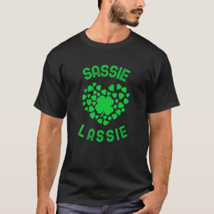 T-shirt Sassy Lassie Funny St Patrick's Day For Girls Wome