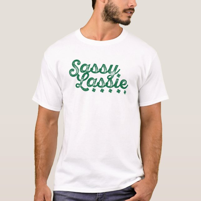 T-shirt Sassy Lassie Irish (Devant)