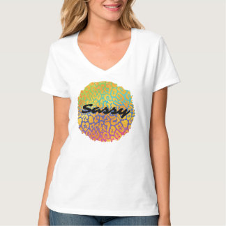 T-shirt Sassy Leopard