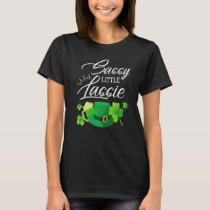 T-shirt Sassy Little Lassie St Patrick's Day Drôle