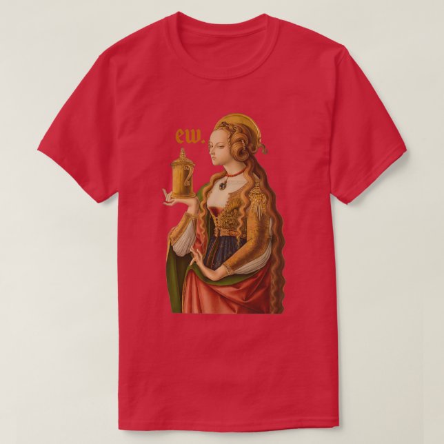 T-shirt Sassy oeil latéral médiéval Mary Magdalene (Design devant)