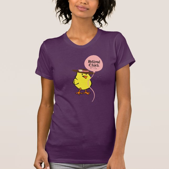 T-shirt Sassy Retraité Chick (Devant)