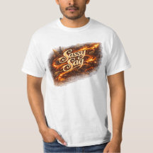 T-Shirt Sassy Sag Zodiaque – Feu Sagittaire Audaci