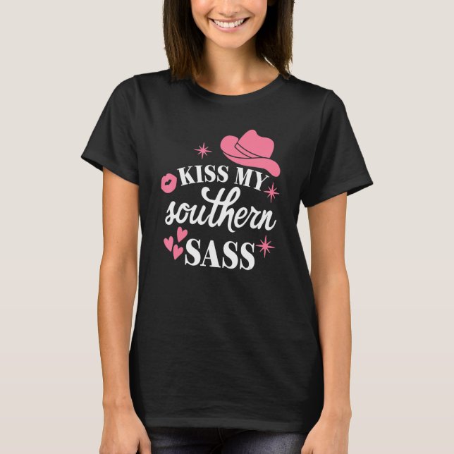 T-shirt Sassy Southern Girl Redneck Western Cowgirl Southe (Devant)