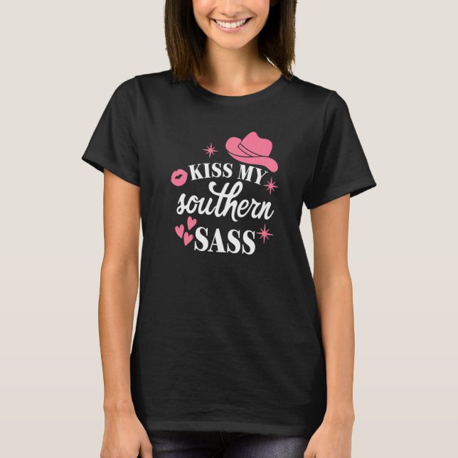T-shirt Sassy Southern Girl Redneck Western Cowgirl Southe (Devant)