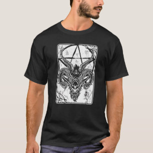 T-shirt Satan 666 Baphomet Antichrist Lucifer Occulte Bouc
