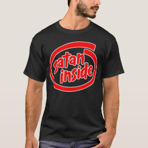 T-shirt Satan à l'intérieur du rouge