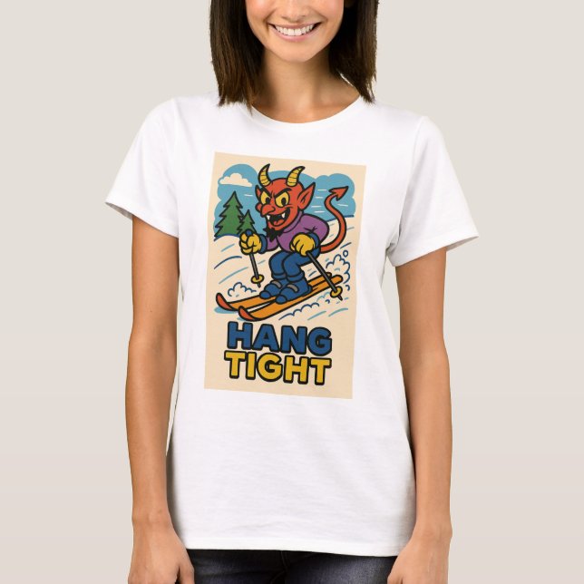 T-shirt Satan dit Hang Tight (Devant)