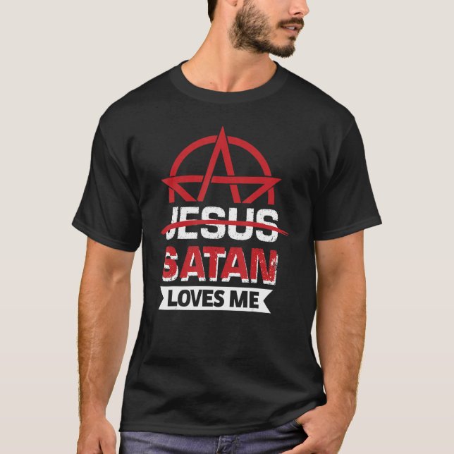 T-shirt Satan M'Aime Fierté Gothique (Devant)
