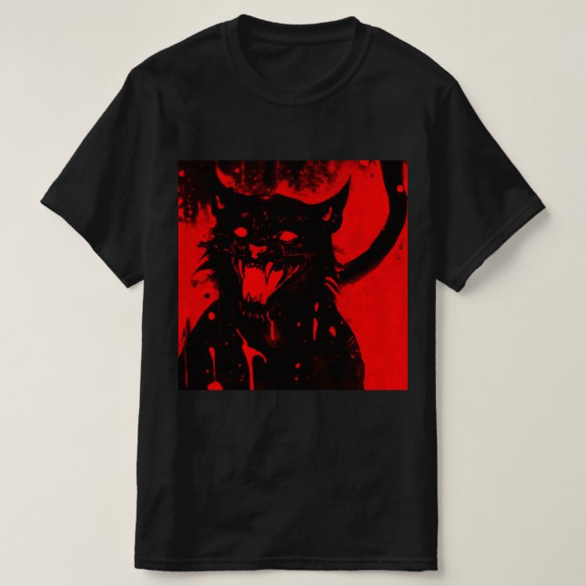T-shirt SATANICAT | Chemise (Design devant)