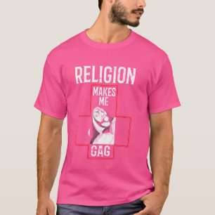 T-shirt Satanisme Occulte La Religion Satanique Nonne Me F