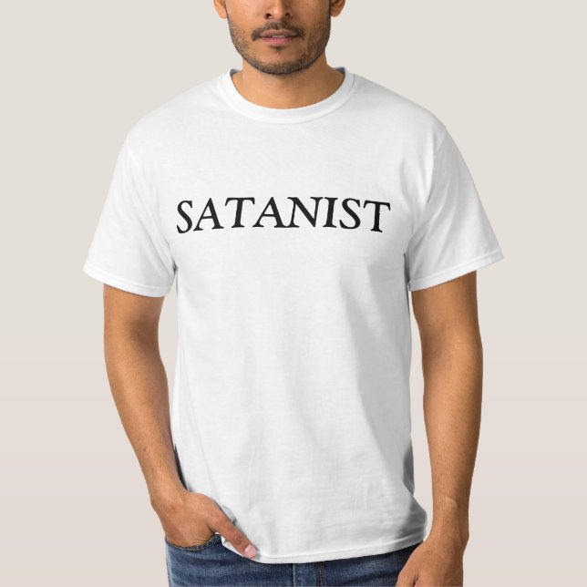 T-shirt Sataniste (avec Baphomet) (Devant)