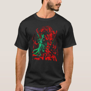 T-shirt Sataniste Diable Rouge Démon Mammon