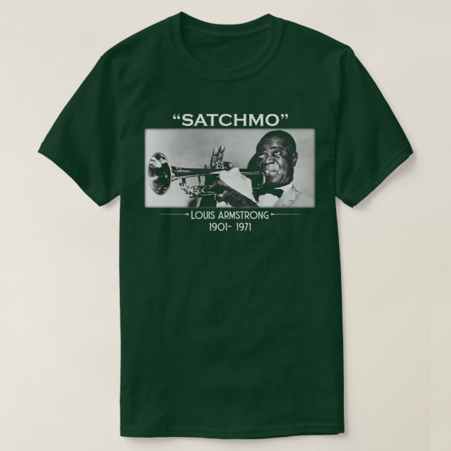 T-shirt Satchmo Louis Armstrong Hommage (Design devant)