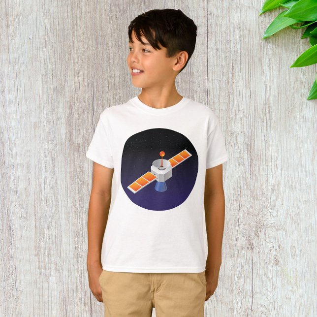 T-shirt Satellite dans l'espace (Créateur téléchargé)