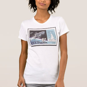 T-shirt Satellite de recherches de Soviétique du cosmos