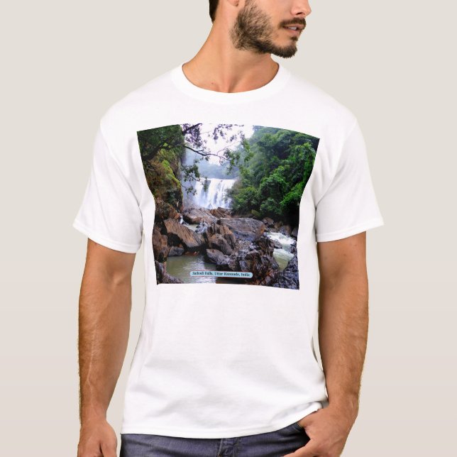 T-shirt Sathodi Falls, Uttar Kannada, Inde (Devant)
