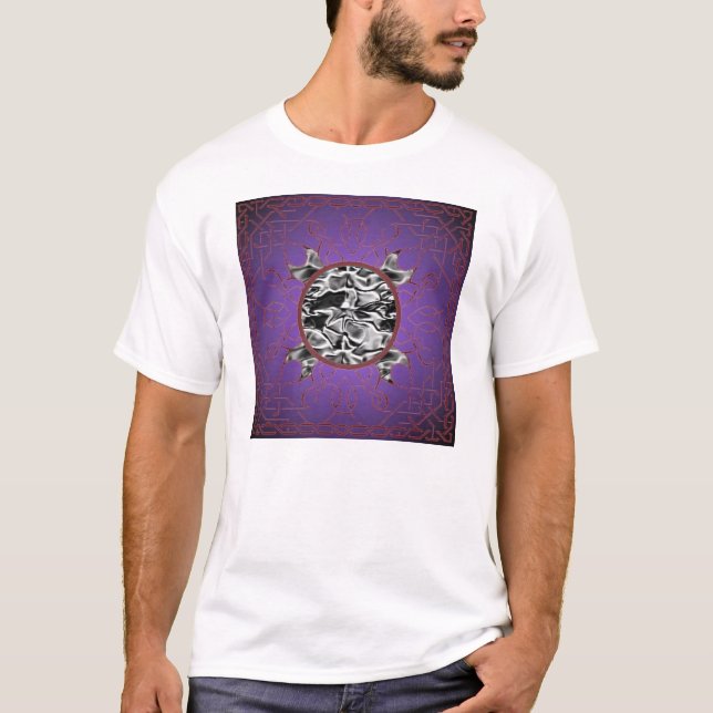 T-shirt Satin de trou noir (Devant)
