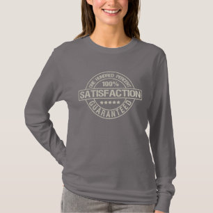 T-shirt SATISFACTION chemise GARANTIE, choisir style, coul