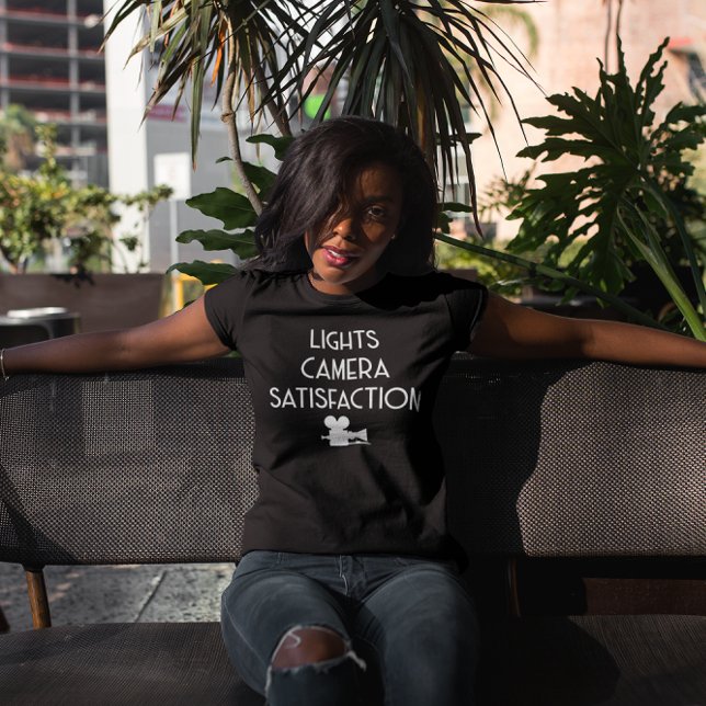 T-shirt Satisfaction de l'appareil photo - Film classique (Créateur téléchargé)