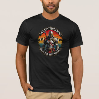 T-shirt Satisfaites Votre Âme Échangez pour le Chevalier d