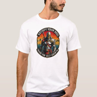 T-shirt Satisfaites Votre Âme Échangez pour le Chevalier d