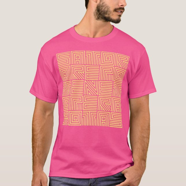T-shirt Sator Arepo Tenet Opera Rotas (Devant)