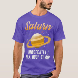 T-shirt Saturn Indéférée Hula Hoop Champion Funny