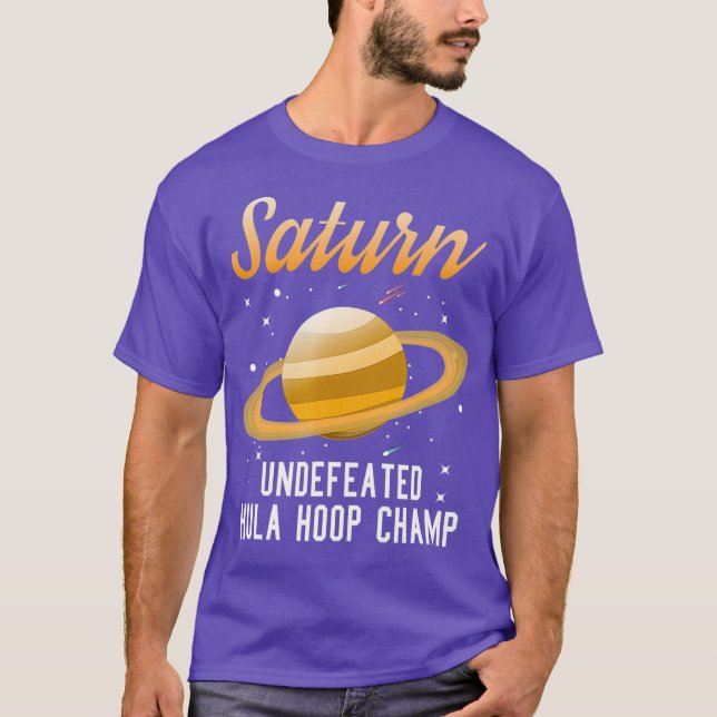 T-shirt Saturn Indéférée Hula Hoop Champion Funny (Devant)