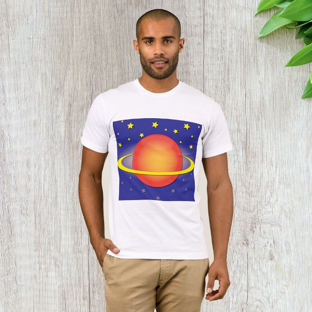 T-shirt Saturn Mens (Créateur téléchargé)