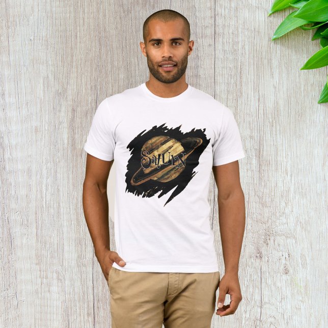 T-Shirt Saturn pour Homme (Créateur téléchargé)