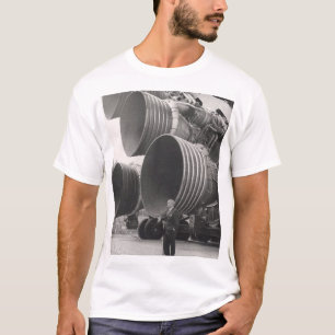 T-shirt Saturn V et Von Braun