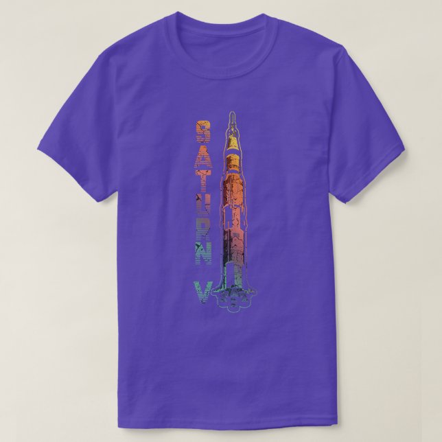 T-shirt Saturn V Rocket (Design devant)