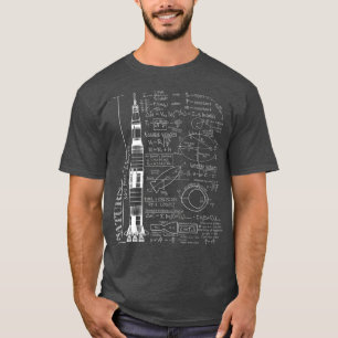 T-shirt Saturn V Saturn 5 Rocket Science Equations