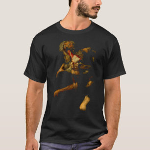 T-shirt Saturne dévorer son fils Peinture classique de Fra