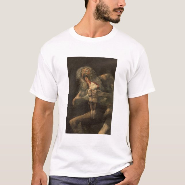 T-shirt Saturno devorando a su hijo francisco de goya (Devant)