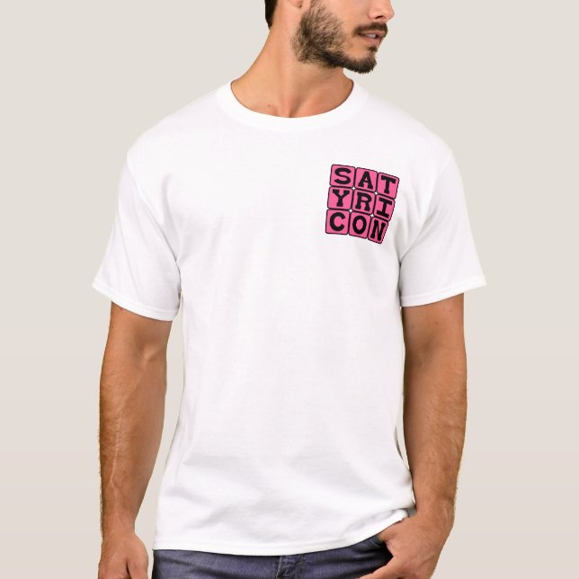 T-shirt Satyricon, fiction latine (Devant)